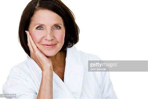 mature woman robe photos and premium high res pictures getty images