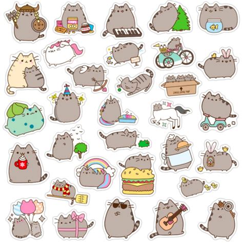 Random Sticker Pack Cat Best Friend Ts Stickers Macbook Etsy