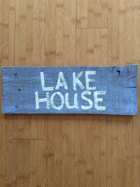 Lake House Distressed Signpallet Wall Decor By Simplyrusticlooks