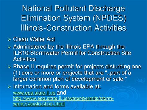 Ppt Improving Your Stormwater Pollution Prevention Plans Powerpoint