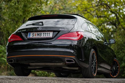 And yet, mercedes has persevered with the cla shooting brake, and it's worked. 011-2015-Mercedes-Benz-CLA-250-4MATIC-Shooting-Brake-Orange-Edition-AMG-test-drive-black-schwarz ...