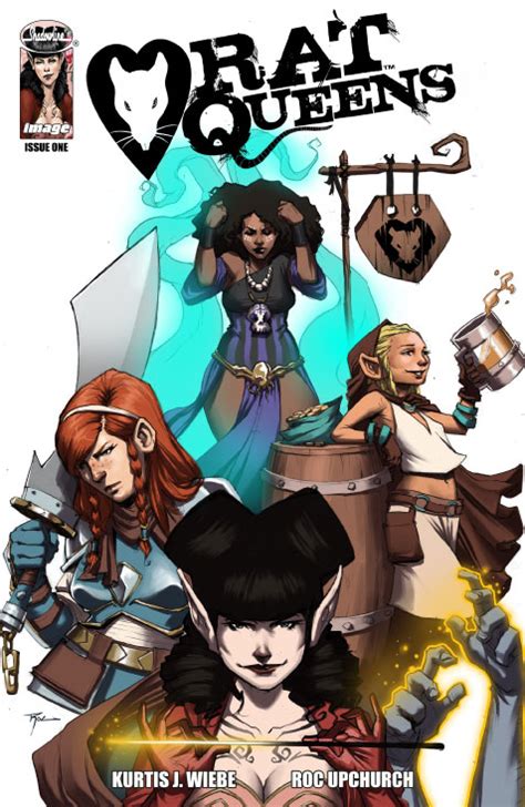Rat Queens A Sass And Sorcery Comic Featuring Four Women Kicking Butt During Fantasy Adventures