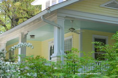 The Right Porch Ceiling Adds Charm Porch Ceiling Haint Blue Porch