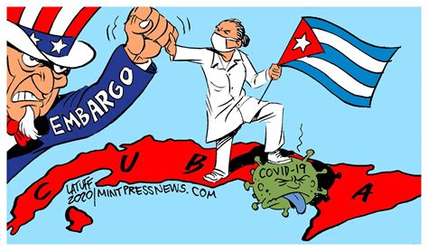Editorial Cartoon Cuba Fights Covid 19 Amid Us Embargo