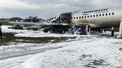 An Aeroflot Plane Burst Into Flames In Moscow Killing 41