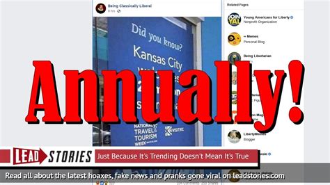 Fake News Kansas City Does Not Welcome 25 Million Visitors Anally