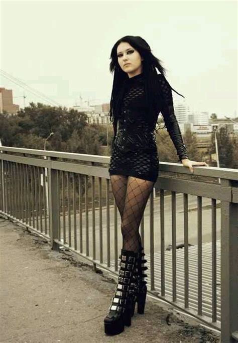 I Like The Dress And The Fishnets But Not The Boots Id Wear A Different