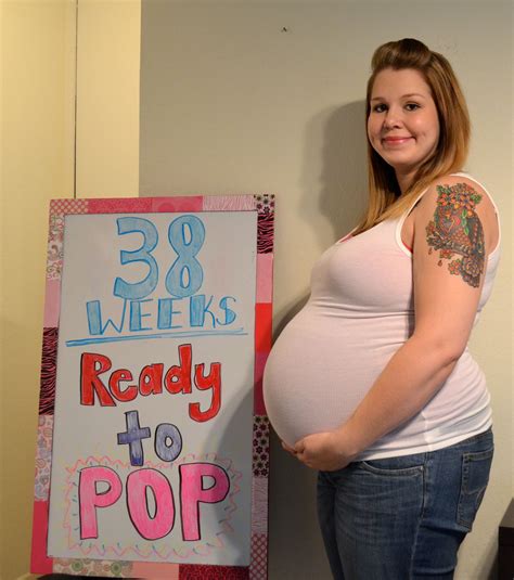 38 Weeks Im Ready To Pop Pregnancy Countdown Pregnancy Tracker