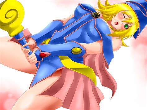 Rule 34 Blush Breasts Cleavage Dark Magician Girl Duel Monster Female