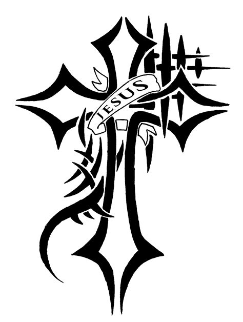 Cross tattoo designs for men gallery with over 50 great ideas. Jesus Cross - Tattoo Request Ver. 2 - Fill by WaruiJaNai ...