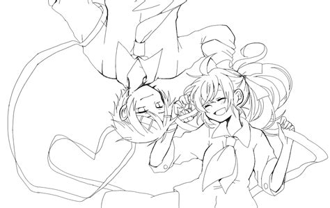 Continuous line drawing of couple kissing each other. VOCALOID Image #902212 - Zerochan Anime Image Board
