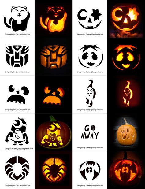 850 Free Printable Halloween Pumpkin Carving Stencils Patterns