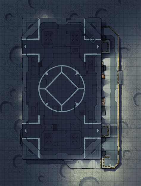 The Landing Pad Battle Map 2 Minute Tabletop