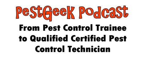 From Pest Control Trainee To Qualified Certified Pest Control