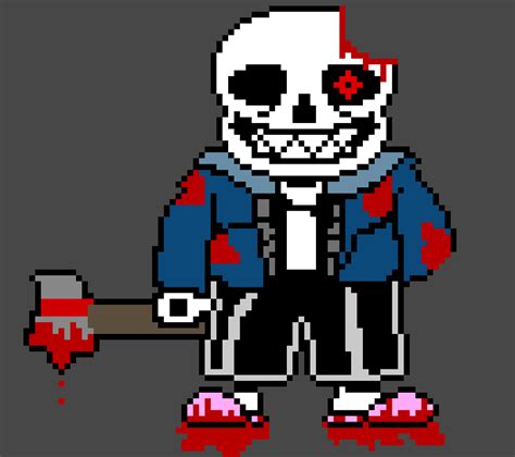 Horror Sans Pixel Art Maker