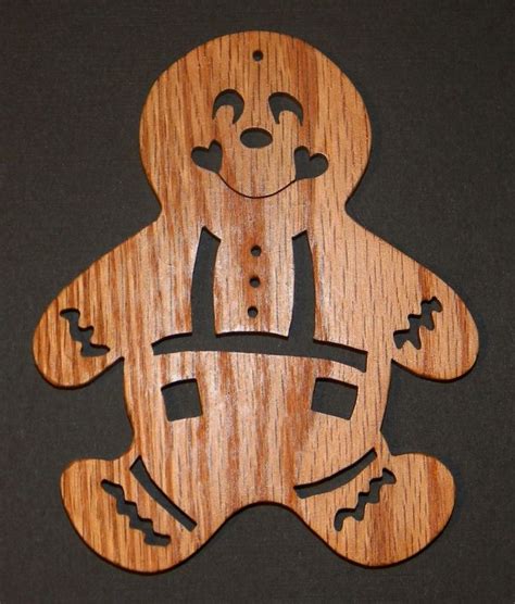 Scroll Saw Pattern Of Gingerbread Men Scroll Saw Woodworking And Crafts