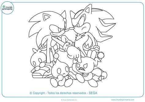 Personajes De Sonic Para Colorear Dibujos Coloring Exe Disegni