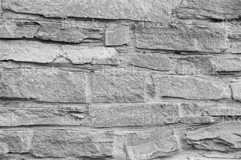 High Detailed Grey Stone Brick Background Texture Grey Stone Wall Stock