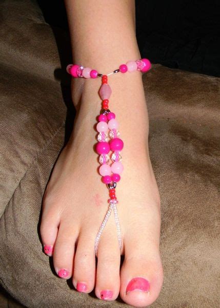 ♥ Pretty In Pink Barefoot Sandals Bare Foot Sandals Sandals