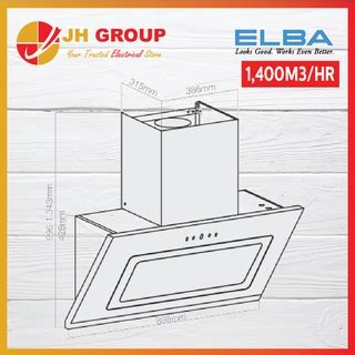 Cooker hoods are just as important as kitchen stoves and cookers. ELBA 1400m3 DESIGNER HOOD EH-E9122ST(BK) COOKER HOOD ...