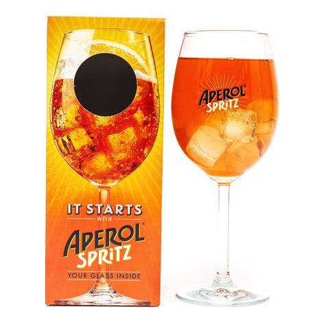 Limited Edition Aperol Spritz Stemmed Cocktail Glass 51cl Home Bar Pub Present Ebay