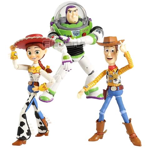 Disney Toy Story Talking Buzz Lightyear Toy Jessie Woody Action Figure