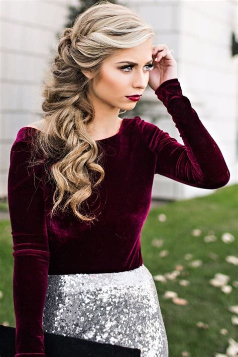 Holiday Hairstyles For Long Hair 30 Gorgeous Cute And Easy Styles