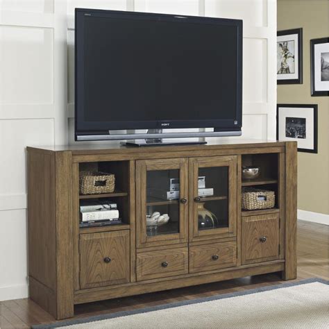 Ashley furniture mozanburg 72 tv stand in rustic brown and gray. W585-48 Ashley Furniture Birnalla Extra Large Tv Stand