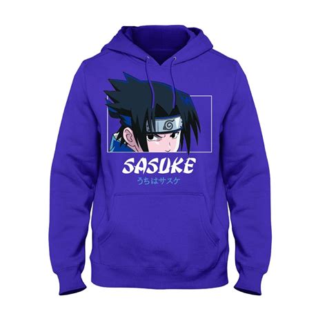 Naruto Sasuke Purple Hoodie Nerdom