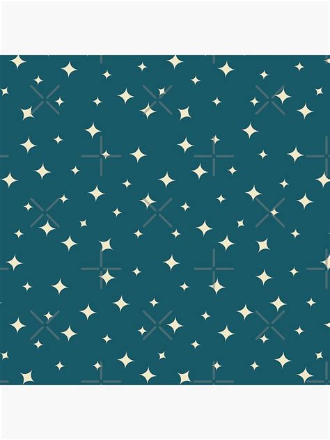 Starry Night Sky Pattern Poster For Sale By Patternsworld Redbubble