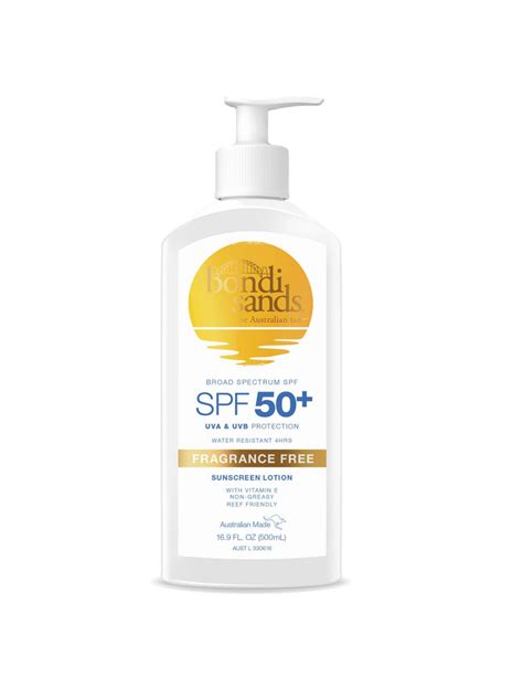 Bondi Sands Spf50 Fragrance Free Sunscreen Lotion 500ml Allys B