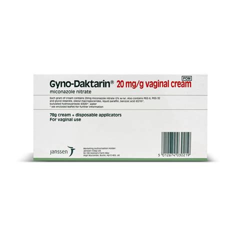 Buy Gyno Daktarin Cream For Thrush Relief Chemist4u