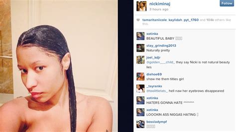 Nicki Minaj Posts Gorgeous Makeup Free Selfies On Instagram