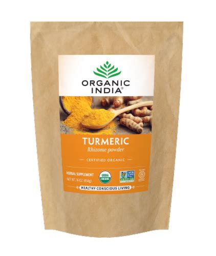 Organic India Turmeric Rhizome Powder 16 Oz Ralphs