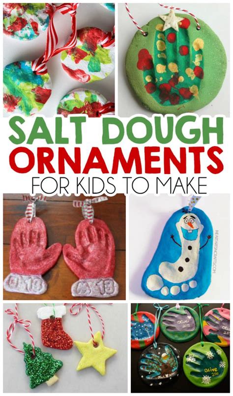 27 Salt Dough Ornaments For Kids To Make Preschool Christmas