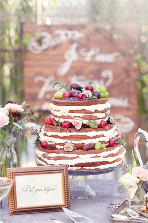 Prices and availability are subject to change without notice. 18 Incredible Naked Wedding Cakes | weddingsonline