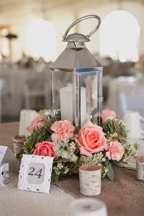 Beautiful Bridal Lantern Wedding Centerpieces