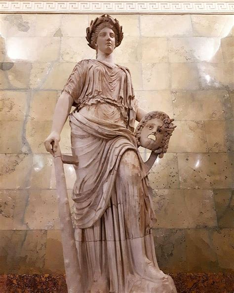 Melpomene The Muse Of Tragedy 2nd Century Bc Hermitage Museum St