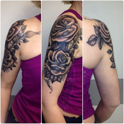 12 Best Half Sleeve Tattoo Girl Roses Ideas