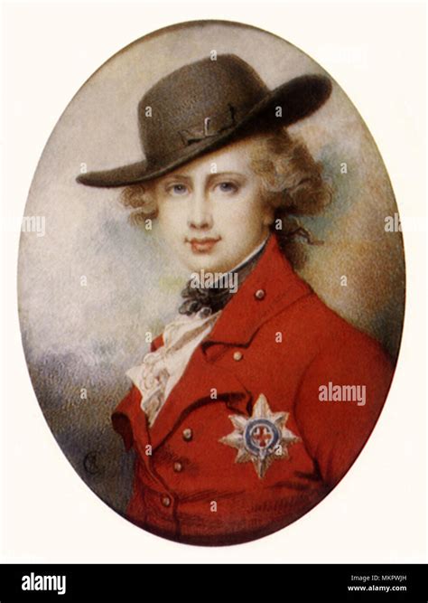George Iv When Prince Of Wales 1792 Stock Photo Alamy