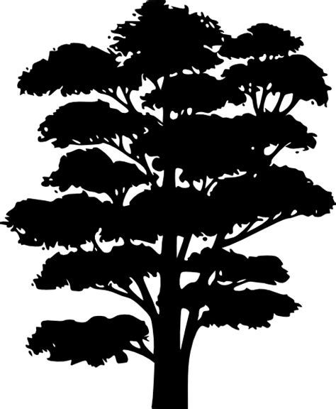 Download Tree Silhouettes clip art (27248) Free SVG Download / 4 Vector