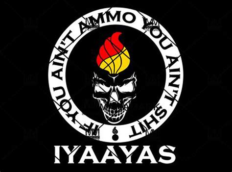 Iyaayas Ammo Skull Pisspot Air Force Svg Png  Digital Etsy