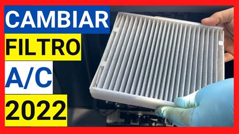 Como Cambiar Reemplazar El Filtro Del Aire Acondicionado Toyota