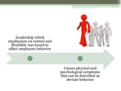 can control and flexible leaderships influence deviant behavior