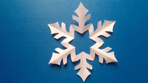 How To Make A Paper Snowflake Origami Tutorial 349 Youtube
