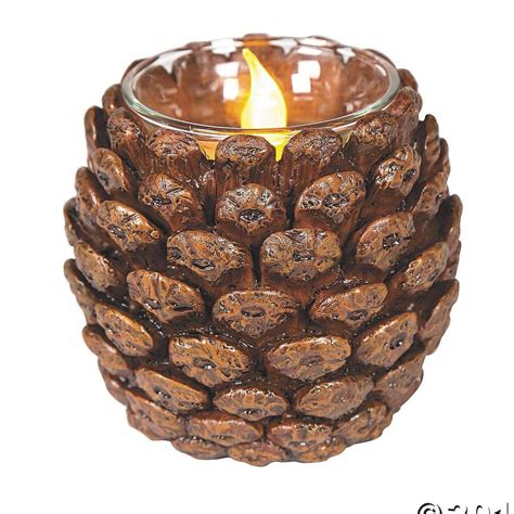 List Of Pine Cone Candle Holders With Diy Home Decorating Ideas