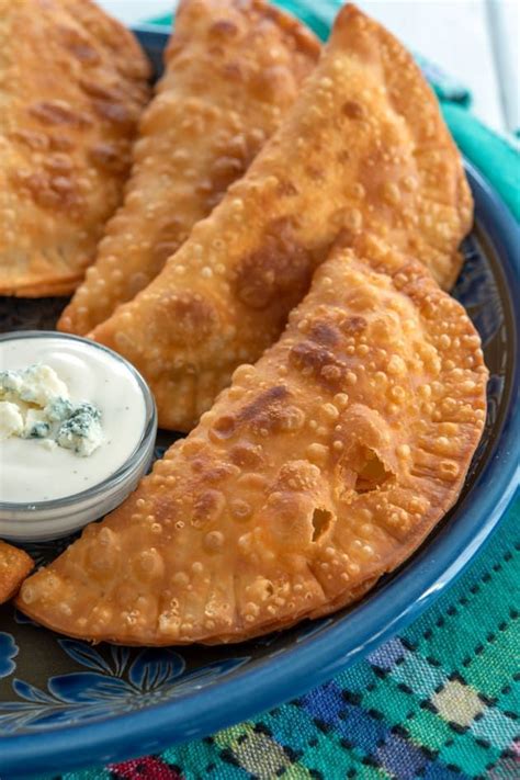 Buffalo Chicken Empanadas Are Filled With Spicy Chicken Earthy Blue