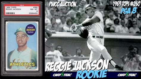 Review & unboxing reggie jackson rookie card! Two 1969 Reggie Jackson rookie cards Topps #260 for sale; graded PSA 8. PWCC Premier Auctions ...