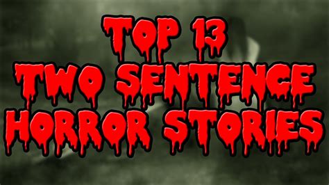 Clint hughes patricia isenberg brittany kragerud meleah nordquist. Top 13 Two Sentence Horror Stories - YouTube