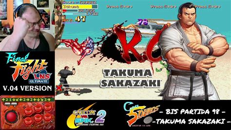 Final Fight Lns Ultimate V04 Capcom All Stars Hardcrap Mode Takuma Sakazaki 1cc Ctr
